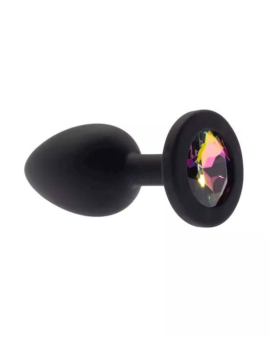 Kink Range Silicone Gemmed Butt Plug - 2.8 Inch