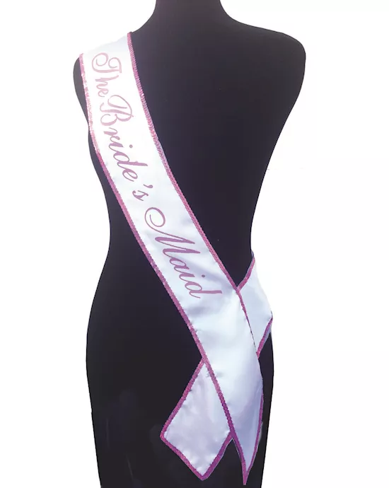 The Bride's Maid Sash