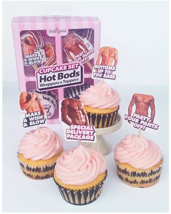 Hot Bod Cupcake Set