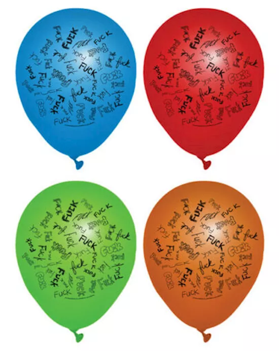 Dirty Balloons: F-bomb