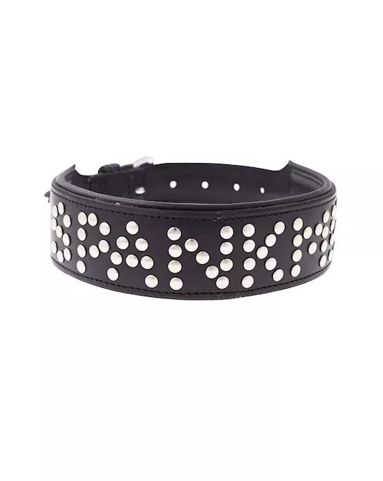 Bound X Spank Me Studded Collar 