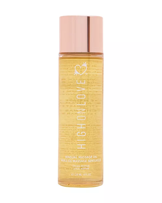 Highonlove Massage Oil - Lychee Martini - 120ml
