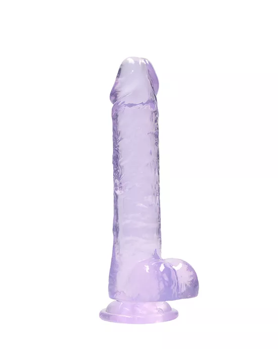 Realistic Dildo With Balls - 8 Inch