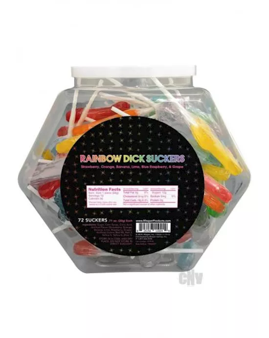 Rainbow Dick Suckers 72 Fish Bowl