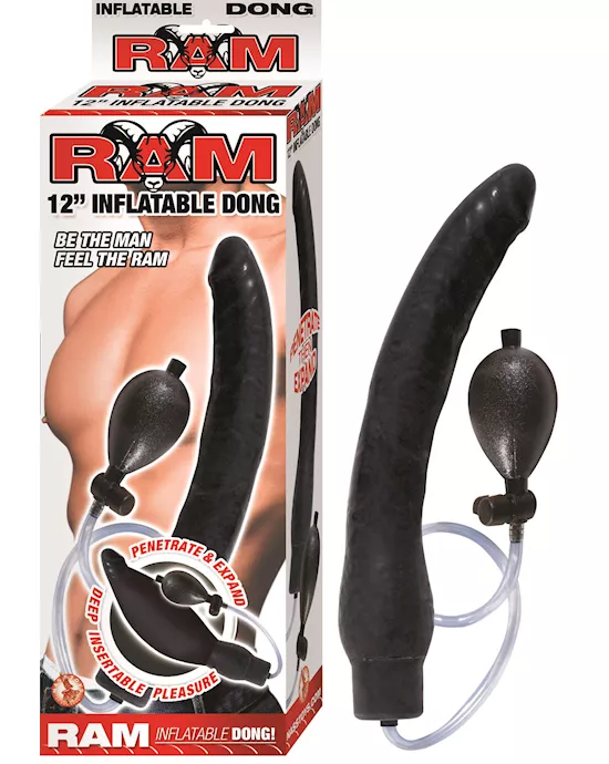 Nass Toys Ram Inflatable Dildo - 12 Inch