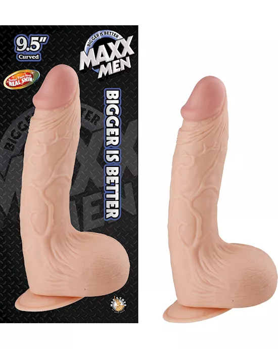 Maxx Men Curved Dong - 9.5 Inch