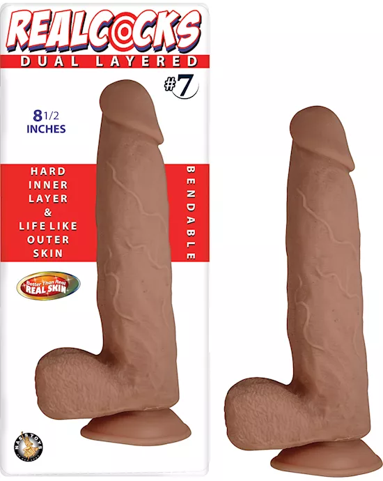 Nass Toys Dual Layered Dildo No.7