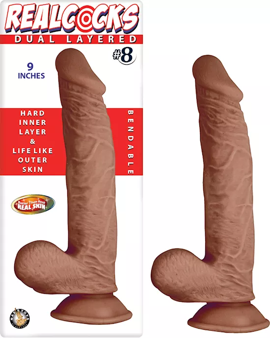 Nass Toys Dual Layered Dildo No.8