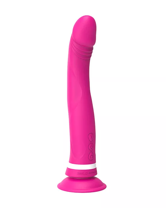 Vibrating Angled G-Spot Dildo