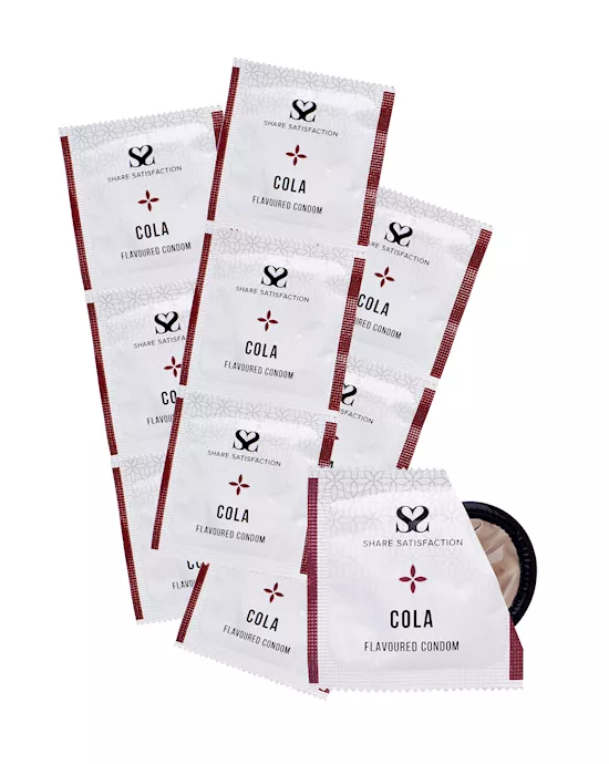 Share Satisfaction Cola Flavoured Condoms - 100 Bulk Pack