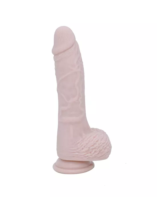 Rotating Beaded Suction Cup Dildo With Remote