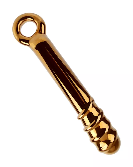 Lucent Golden Glass Massage Wand