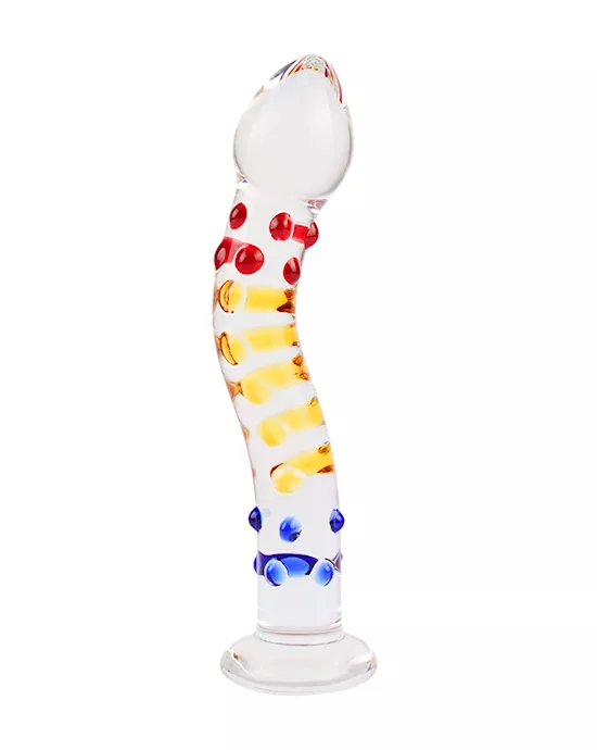 Lucent Rainbow Bead Glass Massager
