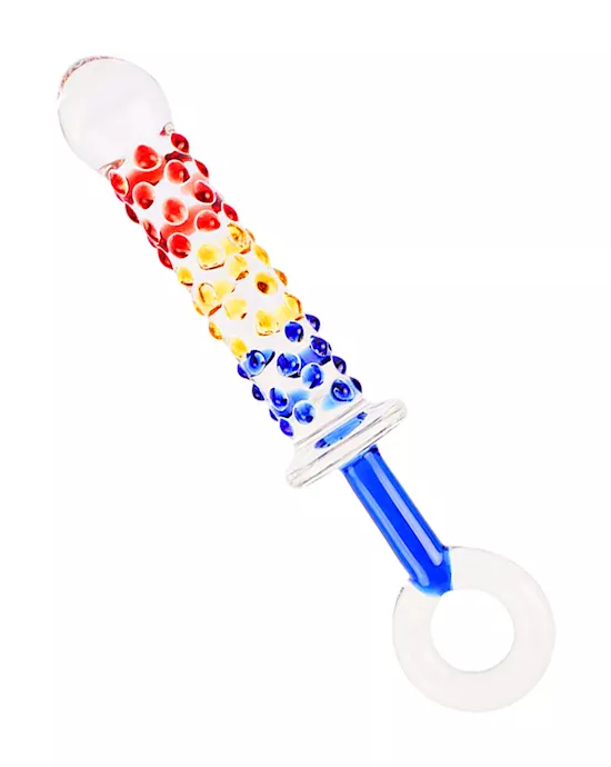 Lucent Rainbow Ring Glass Massager