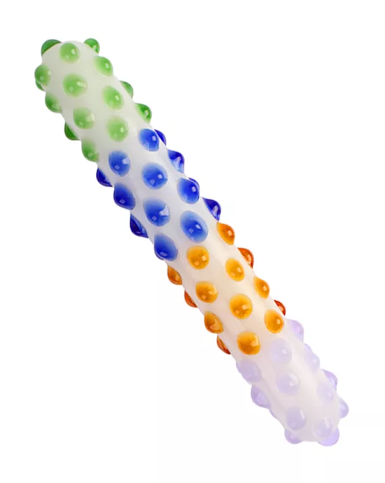 Lucent Beaded Glass Wand