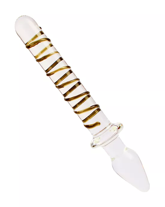 Lucent Swirled Glass Massager