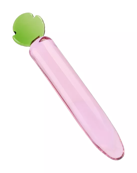 Lucent Carrot Glass Massager