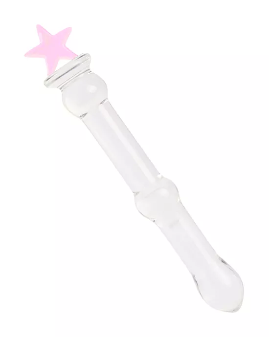 Lucent Small Star Handle Glass Massager