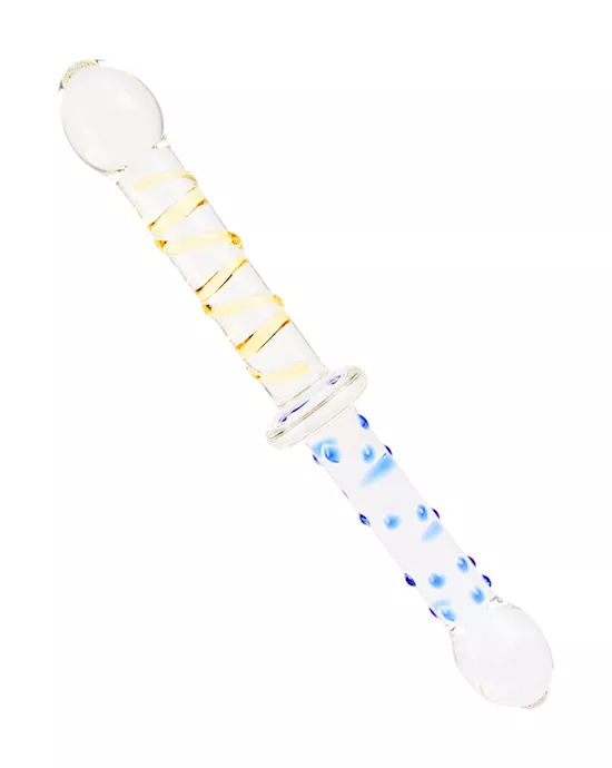 Lucent Plex Double Ended Glass Massager