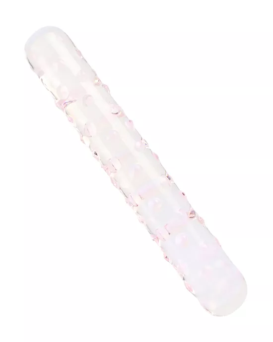 Lucent Textured Glass Massager
