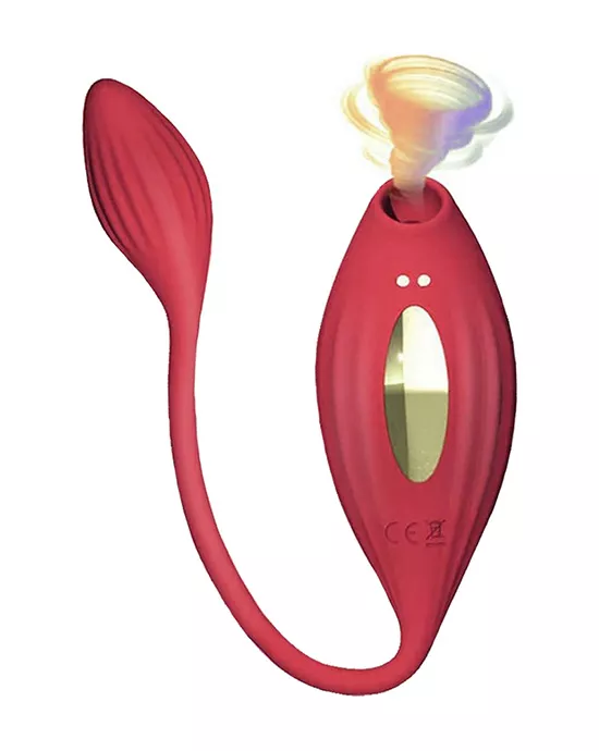 Tornado Sucking Vibrator With Egg Vibrator