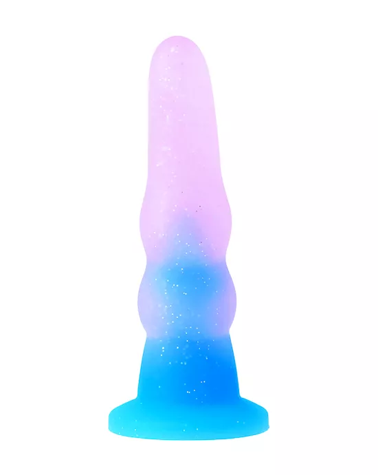 Nood Colours Glitter Rippled Dildo