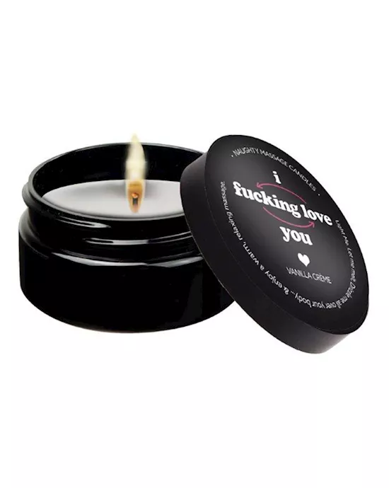 Kama Sutra Massage Candlei F*cking Love You Vanilla Creme