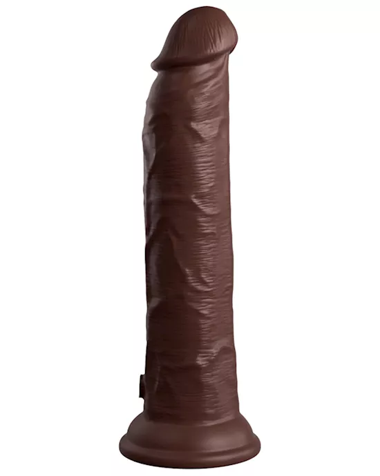 King Cock Elite Dual Density Vibe Silicone Dildo With Remote