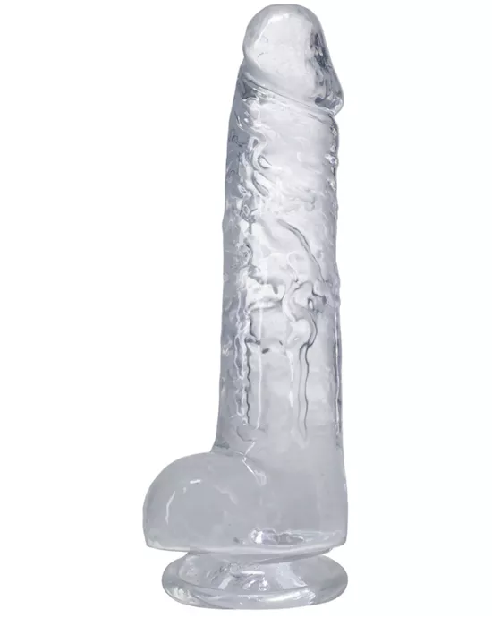 Big Dick In A Bag 8 Inch Clear
