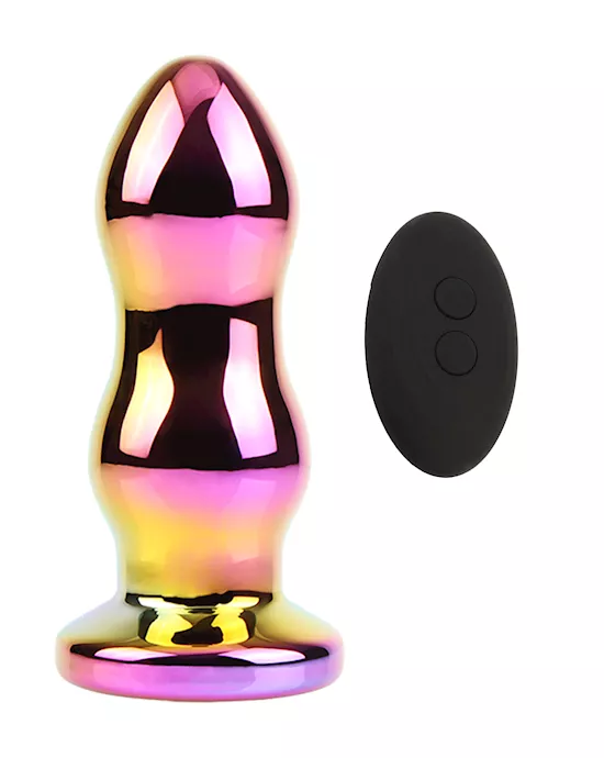 Ariel Infinity Vibrating Glass Butt Plug