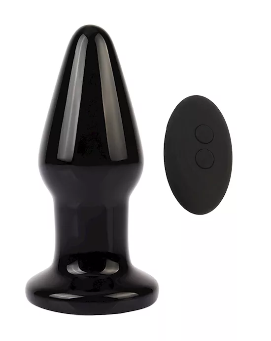 Eris Vibrating Glass Butt Plug