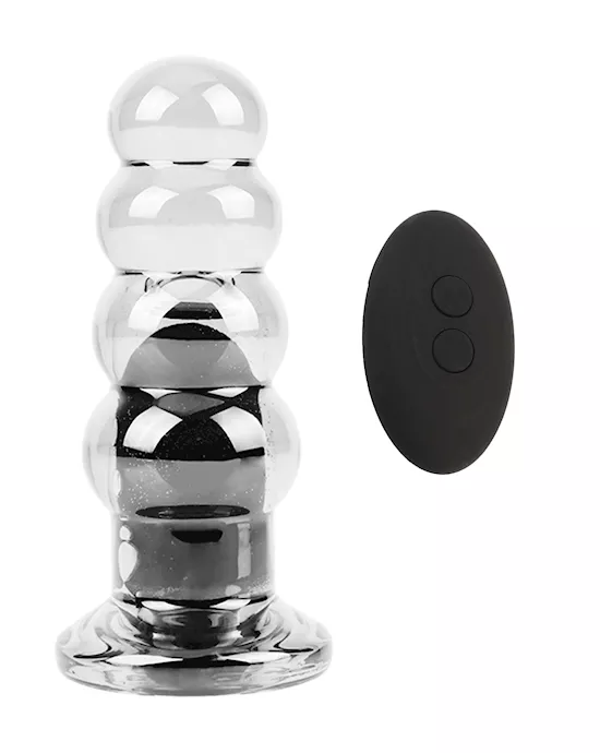 Luci Vibrating Glass Anal Beads