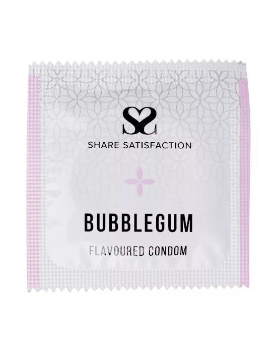 Share Satisfaction Bubblegum Flavoured Condoms - 1000 Bulk Pack