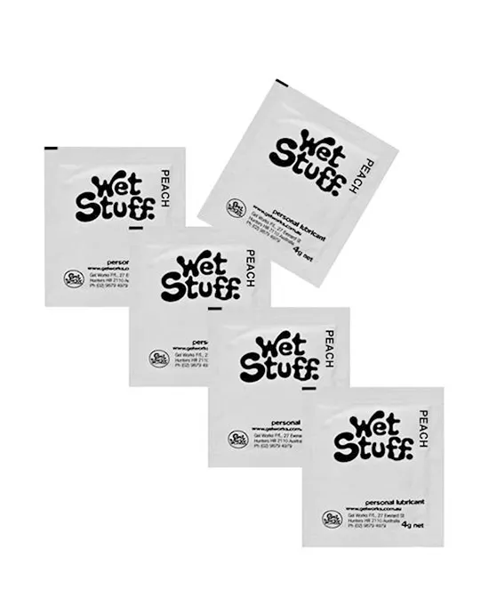 Wet Stuff Peach Lubricant Sachet