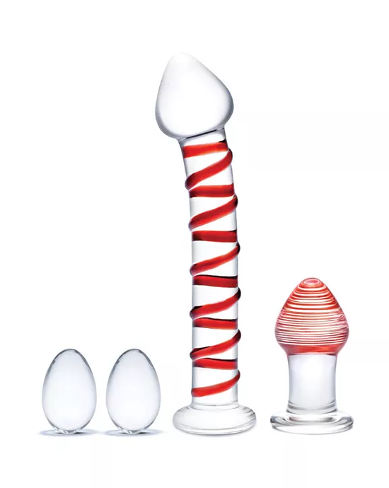 Mr Swirly Set W/kegal Balls 4pc