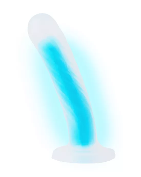 Nood Colours Glow In The Dark Dildo With Heart Shaped Base