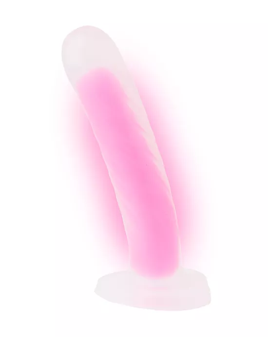 Nood Colours Glow In The Dark Dildo With Heart Shaped Base
