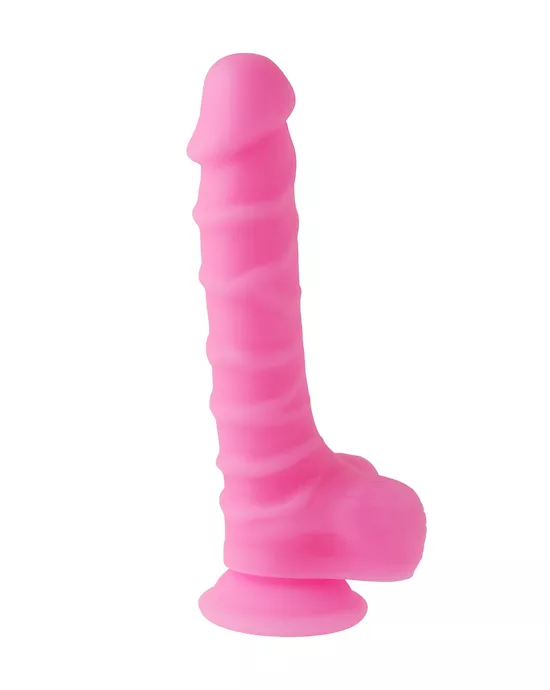 Nood Colours Dual Density Dildo With Balls