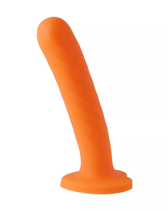 Nood Colours Dual Density Dildo With Heart Shaped Base