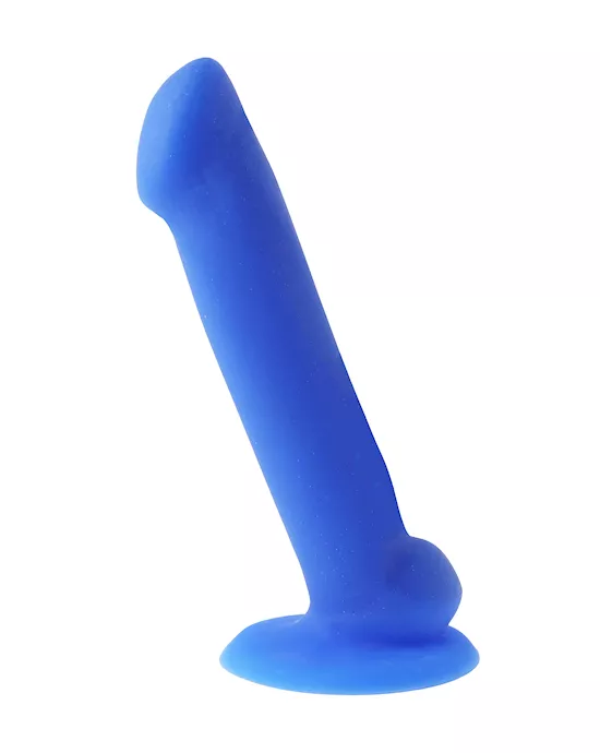Nood Colours Glitter Dual Density Dildo With Balls