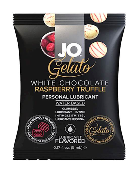 System Jo Gelato White Chocolate Raspberry Truffle Sample