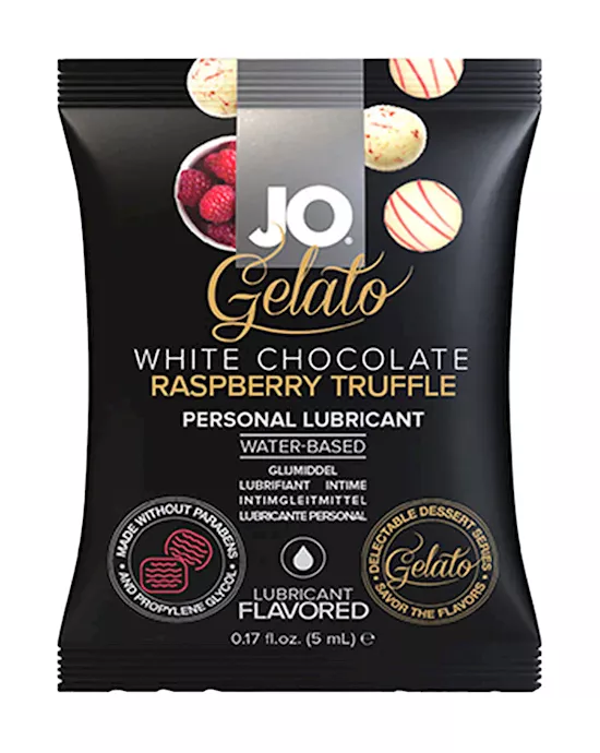 System Jo Gelato White Chocolate Raspberry Truffle Sample