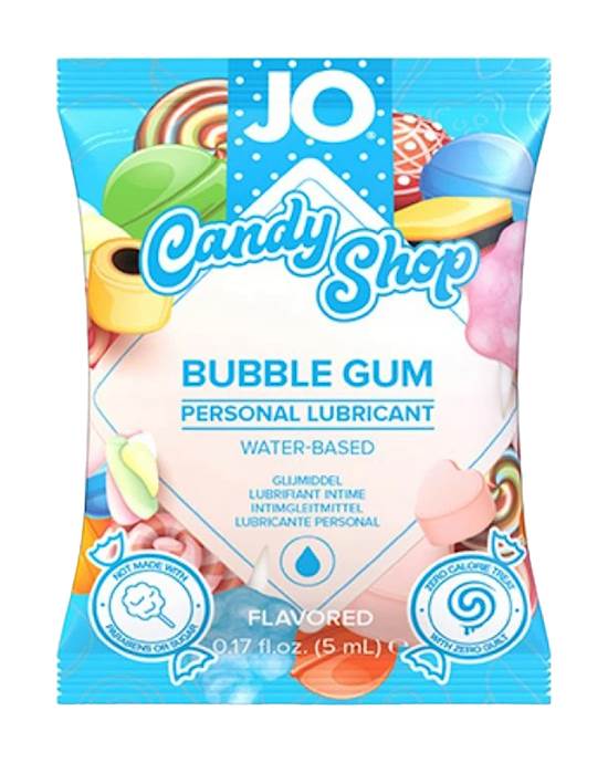 System Jo Candy Shop - Bubble Gum Water Based Lubricant Sample