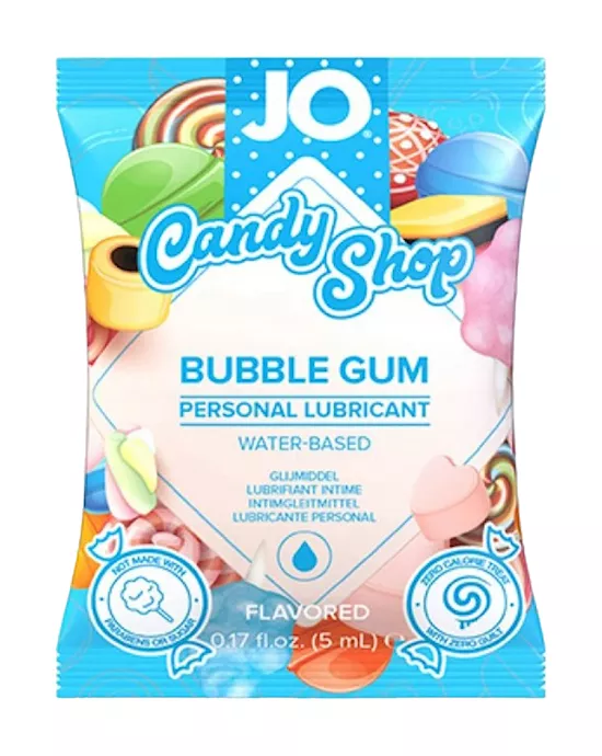 System Jo Candy Shop - Bubble Gum Water Based Lubricant Sample
