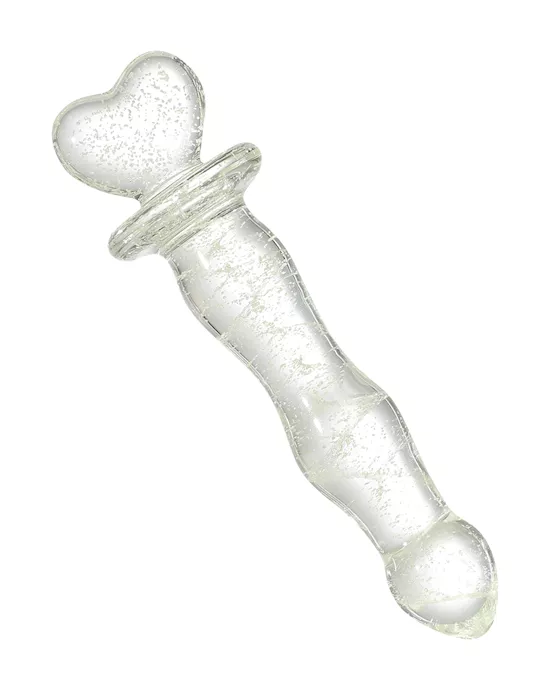 Lucent Glow In The Dark Heartfelt Glass Massager