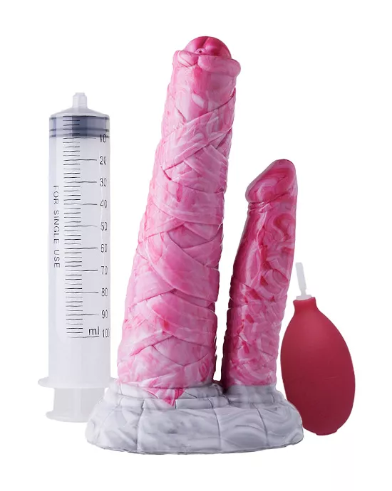 Wild Awakened Mummy Squirting Fantasy Double Dildo