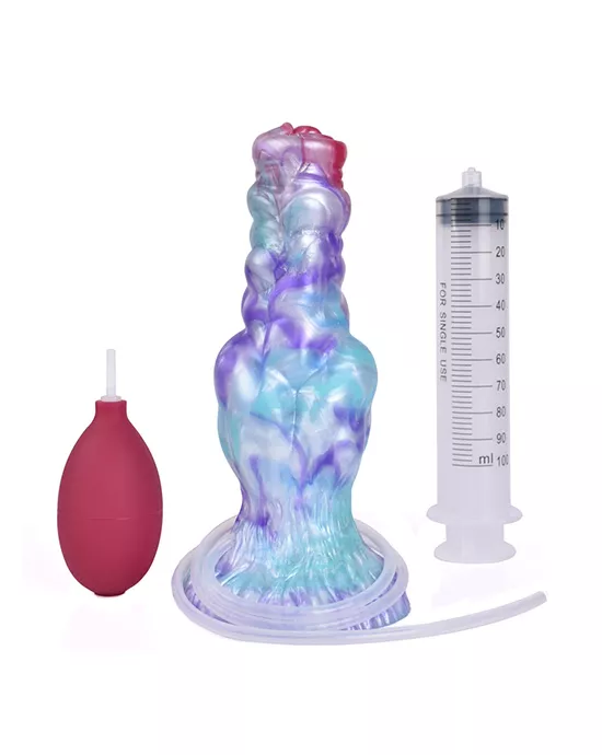 Wild Menacing Hellhound Knotted Squirting Fantasy Dildo