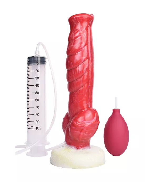 Wild Colossal Dragon Knotted Squirting Fantasy Dildo