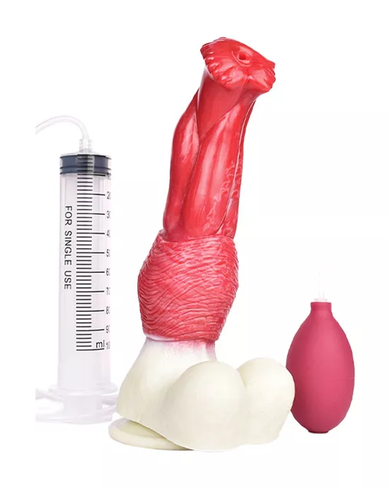 Wild Xeno Alien Squirting Fantasy Dildo With Balls