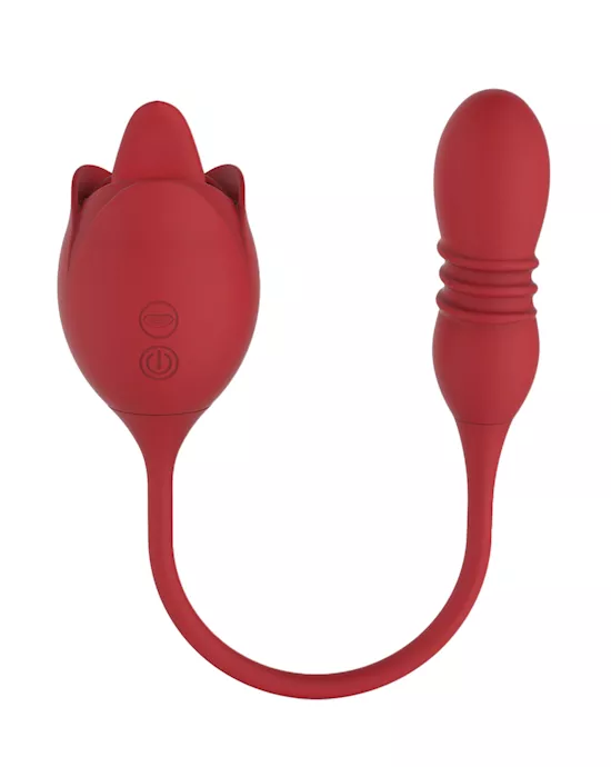 Licking Flower Vibe With Thrusting Love Egg